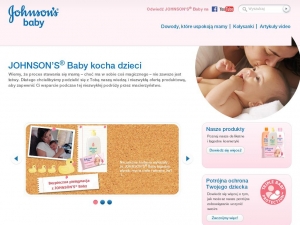 Johnsons Baby oferuje produkty dla niemowląt